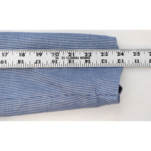 Gap Women's Blue White Seersucker Striped Academy Blazer Jacket Pockets Size 4 - Picture 10 of 10